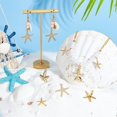 thumbnail image 2 of PH 50pcs Metal Starfish Pendants 5 Styles Sea Star Fish Charms Ocean Theme Charms Golden Sea Animal Pendans for Summer Hawaii Necklace Bracelet Earring Jewelry Making Gold, 2 of 8