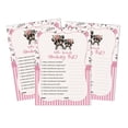 thumbnail image 1 of Inkdotpot Raccoon Jungle Animals Who Knows Mommy BestBaby Shower GameCards FunActivity Cards Set Of 50Party Theme, 1 of 5