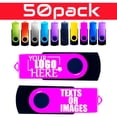 thumbnail image 5 of Unidad flash USB TATMOHIK 512MB, paquete de 50, personalizable con logotipo, 5 of 5