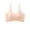 Beige, variant on Girls' Seamless Training Sports Bra, Molded Cups Adjustable Light Support Yoga Top