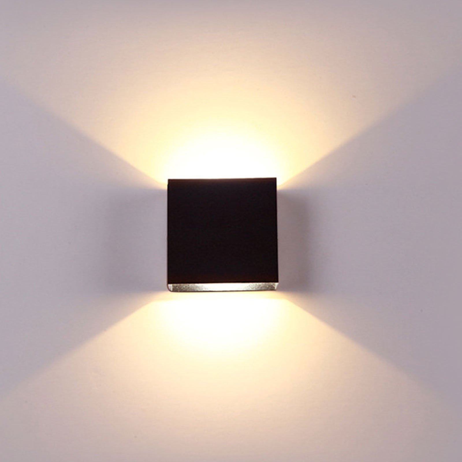 Modern LED Wall Light Up Down Cube Outdoor Indoor Sconce Lighting Lamp Fixture 