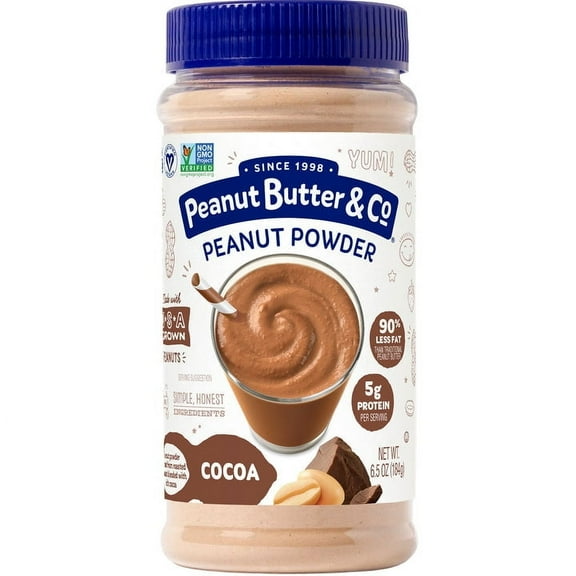 Pack of 6, Peanut Butter & Co Cocoa Peanut Powder, 6.5 oz