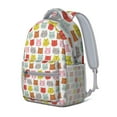 thumbnail image 2 of Minimalist Cat Design Waterproof Backpack - Stylish & Organized Bookbag for Teens, 2 of 5