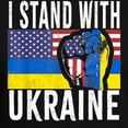 thumbnail image 3 of CafePress - I Stand With Ukraine Flag American Flag Su T Shirt - Men's Fitted T-Shirt, 3 of 4