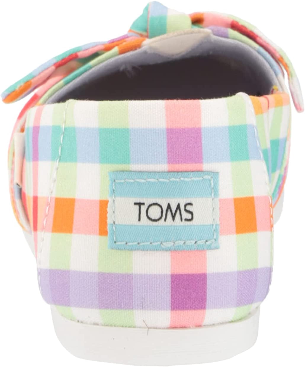 TOMS Female Adult Women 7.5 10016695 Multi Summer Plaid Bow 