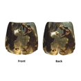 thumbnail image 3 of Balery Dinosaur Bald Eagle Pantalones cortos deportivos para mujer con forro y dos bolsillos, elásticos, para entrenamiento, gimnasio, yoga-Large, 3 of 7