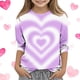 thumbnail image 1 of Blusas y camisas de cuello redondo y manga corta con estampado para niños, blusa de cuello redondo y manga tres cuartos, blusa de poliéster para niños de talla mediana, 1 of 5