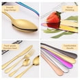thumbnail image 2 of Yeacher Ensemble de Couverts 24 Pcs en Acier Inoxydable Ensemble de Vaisselle et Coutellerie Service pour 6 avec Étui de Rangement de Qualité Supérieure pour Maison Cuisine Restaurant Hôtel, 2 of 8