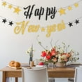 thumbnail image 2 of CSChome New Year Flag Vibrant New Year Banner with Sparkling Color - Fade-Resistant Holiday Photography Prop, 2 of 6