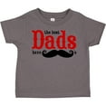 thumbnail image 3 of Inktastic Best Dads Have Mustaches Boys or Girls Toddler T-Shirt, 3 of 5
