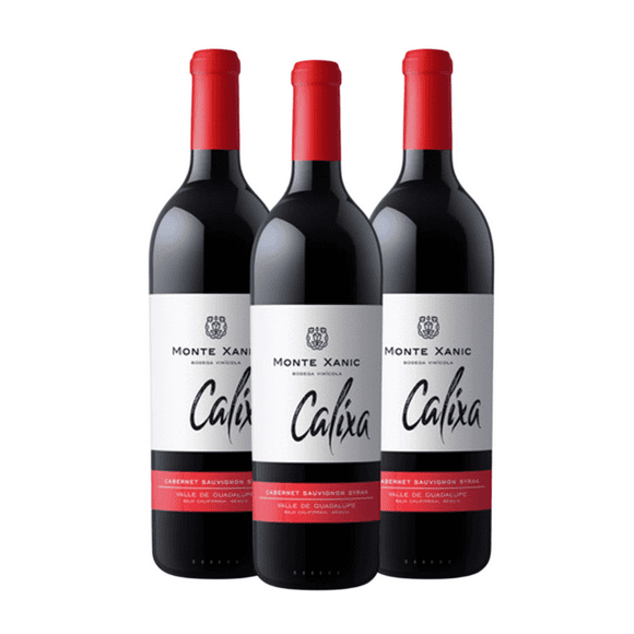 Pack de 3 Vino Tinto Monte Xanic Calixa Cabernet Syrah 750Ml