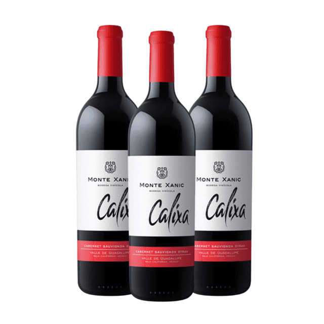 Pack de 3 Vino Tinto Monte Xanic Calixa Cabernet Syrah 750Ml