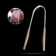 thumbnail image 5 of 2x Metal Tongue Scraper Cleaning Brush Bad Breath Silver Stainless Steel Tool, 5 of 5