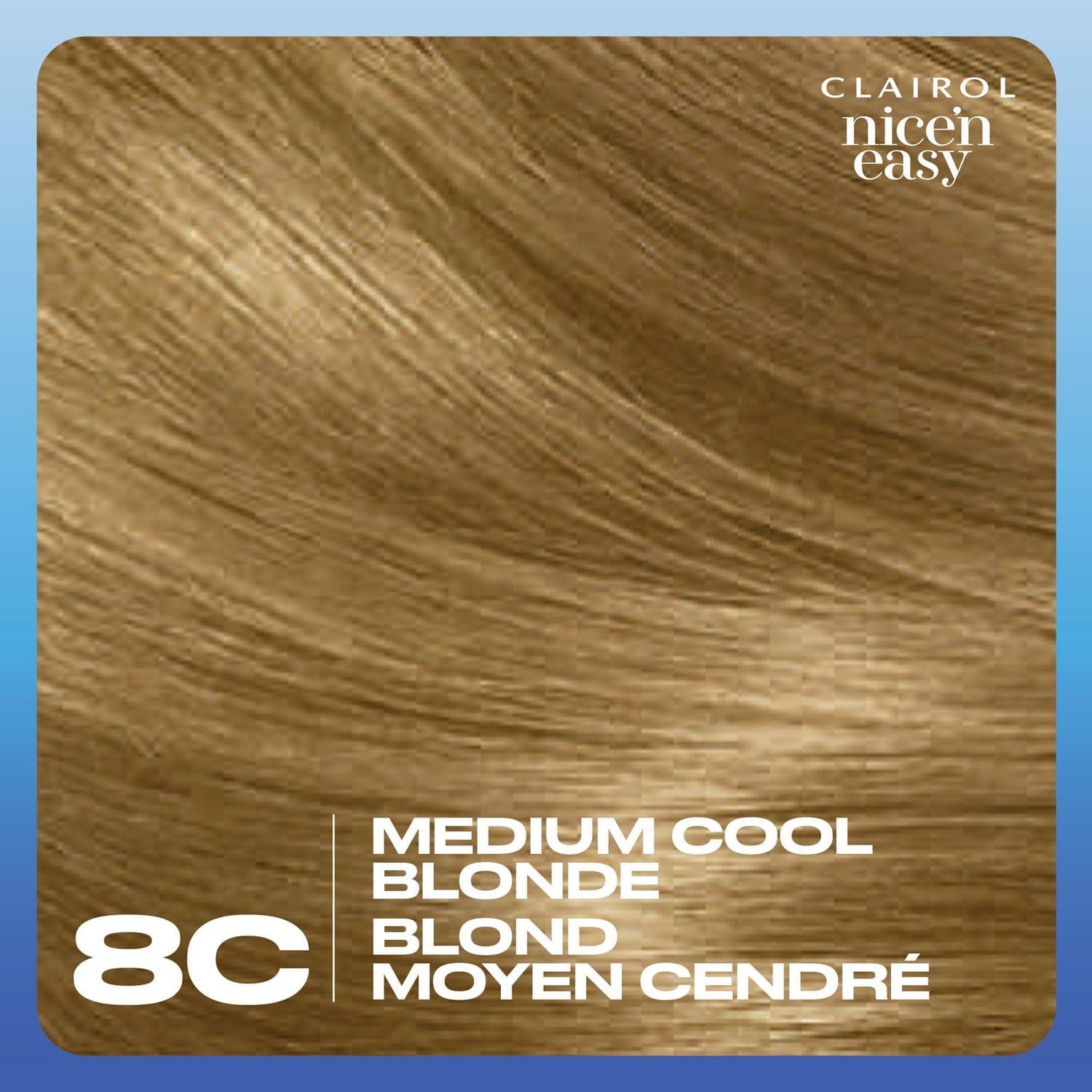 Coloration permanente Clairol Nice'n Easy Couverture Des Cheveux Gris À 100