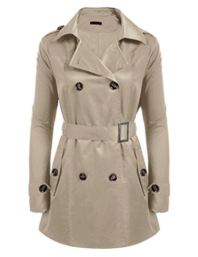 Vittorio Girls Double Breasted Trench Jacket with Belt