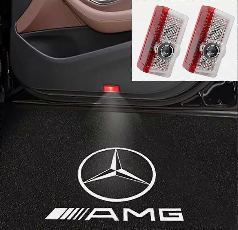 2x fr Mercedes W176 W177 W205 W213 W212 W247 C43 C53 AMG LED Projektor ...
