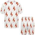 thumbnail image 4 of Sdmnsg-T Chicken And Rooster Women Pajama Set Short Sleeve Comfy Pjs Sets 2 Piece Lounge Set, 4 of 4