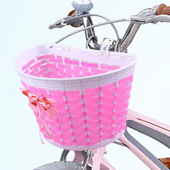 Raindrops Kids Front Bike Basket Plastic Handlebar Storage Basket 1 Set