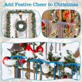 thumbnail image 5 of 24 PCS Velvet Christmas Tree Bows, Christmas Wreath Bows,Rustic Crafts Gift Bows for Christmas Tree Indoor Outdoor Decoration(Blue), 5 of 14