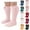 Beige, variant on Fancifize Girls Boys Cute Socks Casual Knee High Socks Kids Moisture Wicking Breathable Socks Outdoor Athletic Socks
