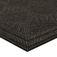 thumbnail image 3 of Mohawk Home Parquet Impressions Jacquard Low Pile Non-slip All Weather Indoor/Outdoor Door Mat, Black, 2' x 3', 3 of 5