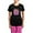 With Pink Pant, variant on CafePress - Ukraine Kiev Flag Coat Of Arms Home East G Pajamas - Women's Short Sleeve Print T-Shirt and Pants Dark Cotton Pajama Set