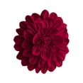 thumbnail image 3 of Funda de almohada con diseño de flores en 3D, funda de almohada navideña, funda de cojín navideña de estilo lujoso con diseño floral para decoración Redonda roja, 3 of 8
