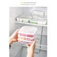 thumbnail image 3 of Yidarton Refrigerator Fresh Transparent Four-compartment Soft Lid Storage Box With Lid Meat Sorting Box Onion Ginger Garlic Side Dish Box New, 3 of 9