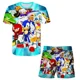 thumbnail image 4 of 2024 Nuevas camisetas para niños, camisetas y pantalones cortos de Sonic, conjuntos de 2 piezas, camisetas de anime para niños, conjuntos de ropa de verano para bebés, 4 of 5