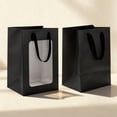 thumbnail image 5 of Unique Bargains 1 Pc Gift Bags Handheld Gift Packaging Large Black, 5 of 5