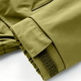 thumbnail image 4 of JTSRKL Mens Stand Collar Windbreaker Jackets Waterproof Loose Fit Outdoor Hiking Bomber Coat No Hood Breathable Streetwear Daily Comfort Top, 4 of 7