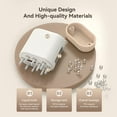 thumbnail image 3 of 2 in 1 Electric Scalp Massager and Hair Oil Applicator, Hair Massager Scalp Applicator Brush Naturale, Follicle Activator for Hair Treatment Growth, White, 3 of 10