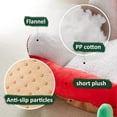 thumbnail image 5 of Christmas Sleigh Dog Bed, Red Christmas Cat Bed, Soft Plush Pet Bed, 5 of 5