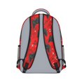 thumbnail image 3 of Game Controller Red Pattern Backpack for School, Cute School Bag with Adjustable Shoulder Straps and Padded Back, 15.3"x11"x6.7", 3 of 5