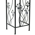 thumbnail image 6 of DecMode Contemporary Iron Plantstands, Matte Black 28"H, Set of 3, 6 of 15