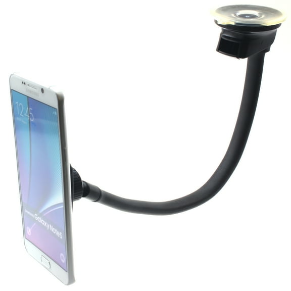 Magnetic Car Mount for Samsung Galaxy A15/A14 5G Phones - Holder Dash Windshield Strong Grip Long Gooseneck Strong Magnets for Galaxy A15/A14 5G