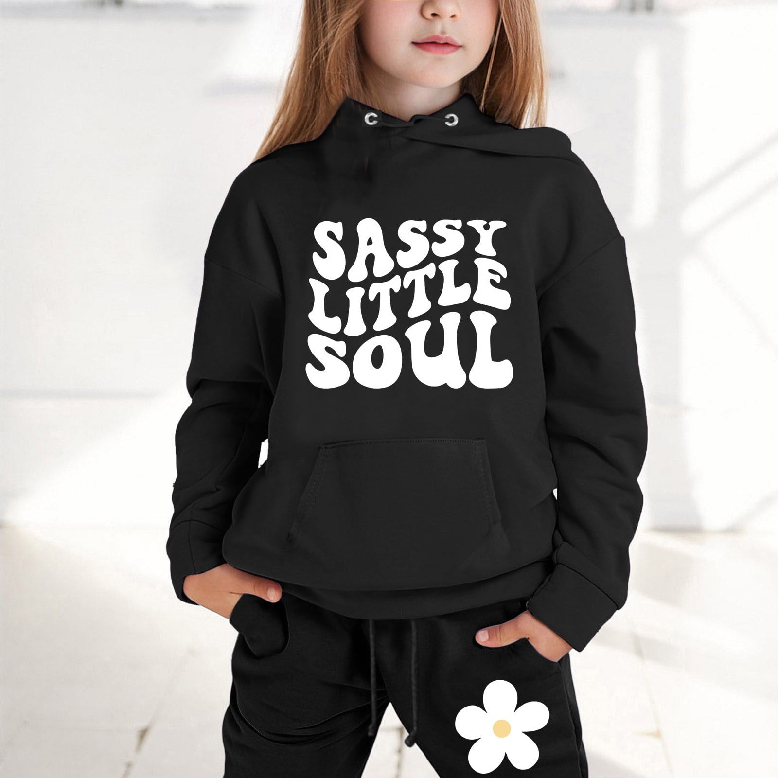 WEAIXIMIUNG Teen Girl Sweatshirts No Hood Children Kids Boys and