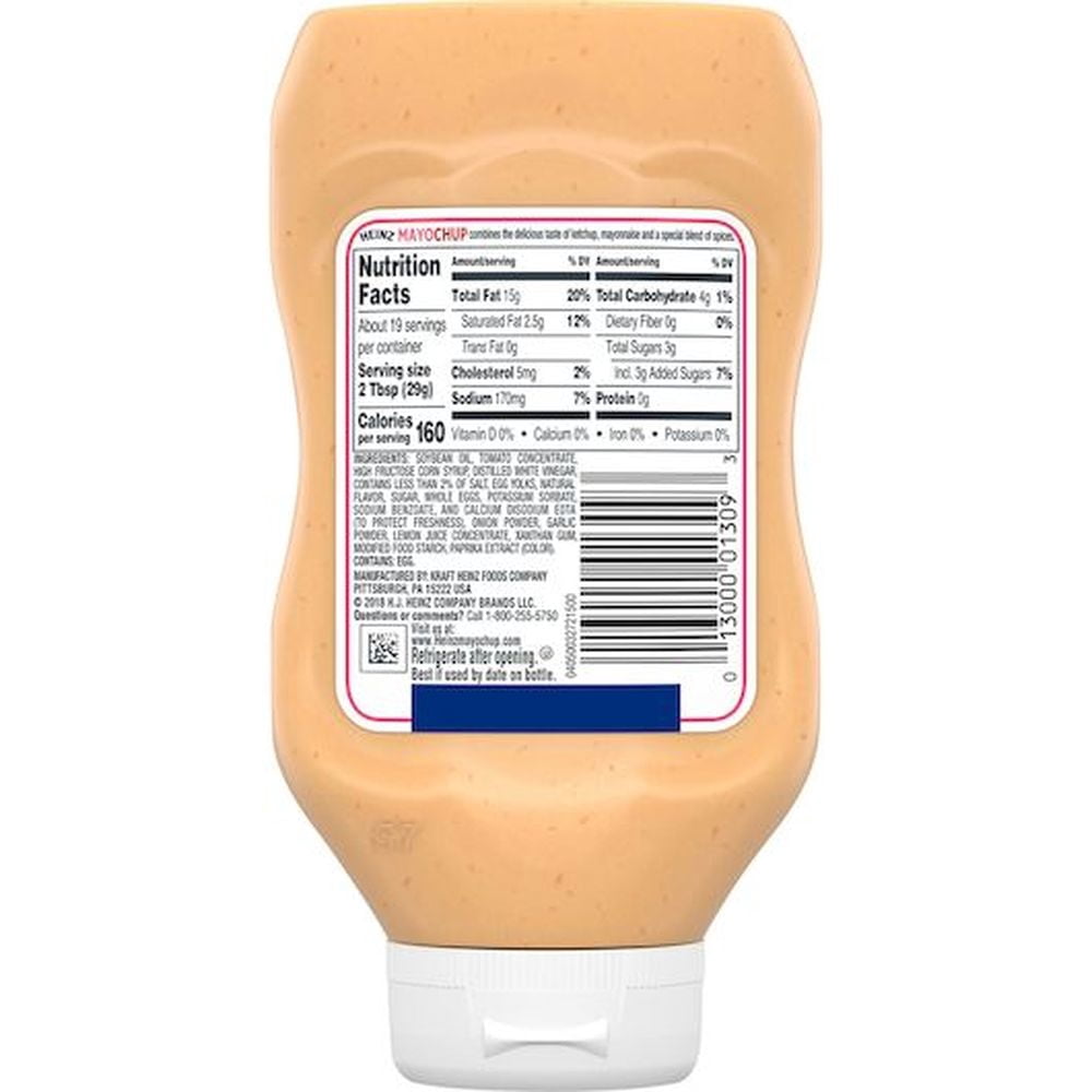 Heinz Mayochup Sauce, 19.25 Ounce Bottle -- 8 per Case.