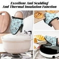 thumbnail image 3 of Cute Panda Bear Oven Mitts Heat Resistant, Soft Lining Silicone Mini Oven Mitts with HangingLoop, Kitchen Oven Gloves Heat Resistant 500℉ for Cooking Baking Microwave, 3 of 7