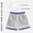 thumbnail image 3 of FORMRS Boys Swim Trunks Quick Dry Mesh Liner Boardshorts Sizes XS-XL, Purple Forest, 3 of 7