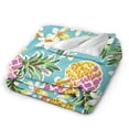 thumbnail image 2 of KLL Fleece Blanket Plush Throw Blanket Cute Pineapples ,Soft Fuzzy Cozy Flannel Blanket for Couch Sofa Bed.(50"x40" ), 2 of 7