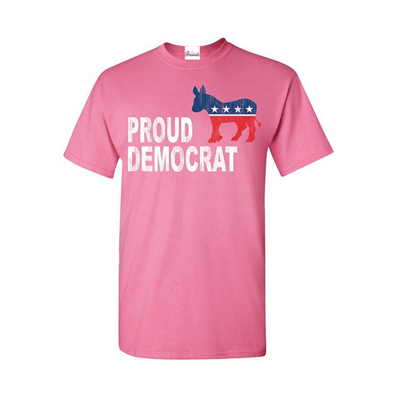 Men's T-Shirt Short Sleeve - Proud Democrat
