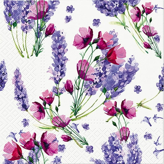 Large Fragrant Lavender Napkins