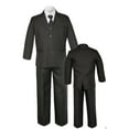 thumbnail image 1 of Altotux Costume de Mariage Formel à Rayures Marron pour Bébé et Garçon S m L TG-12, 1 of 8