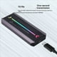 thumbnail image 4 of Caja de Disco Duro SSD NVME M2 de Protocolo Dual Aluminio RGB M.2 A USB3.1 Gen1 5 Gbps Gen2 10 Gbps Caja NVME NGFF Tipo C, 4 of 5