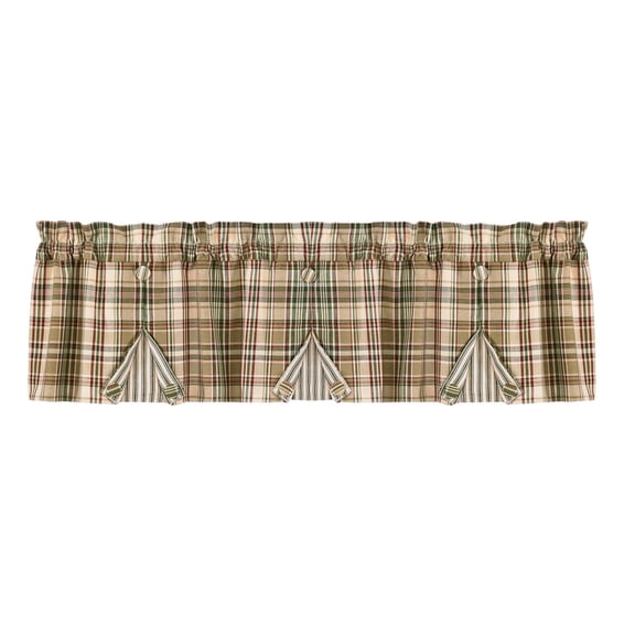 Park Designs Thyme Lined Button Pleat Valance