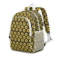 thumbnail image 2 of Black Sunflower Backpack for School,Cute School Bag,Schoolbag with Adjustable Shoulder Straps & Padded Back,15"x11.42"x5.5", 2 of 6