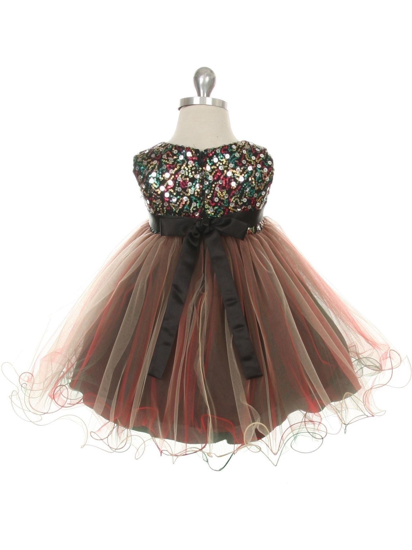 baby girl sequin tulle dress