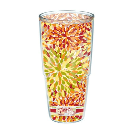 

Tervis Fiesta Sunny Calypso Made in USA Double Walled Insulated Tumbler Cup Keeps Drinks Cold & Hot 24oz Classic - Unlidded