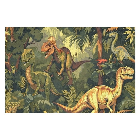 Puzzles for Adults 300 Pieces - Dinosaur World Funny Puzzles Educational Toys, Birthday Christmas Valentine's Day Gift